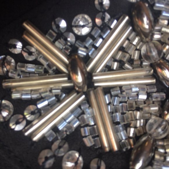 Michael Kors Black Jeweled Top/ Cover Up - Picture 4 of 6